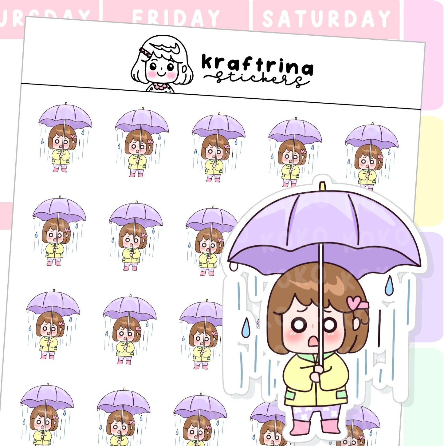 UH-OH THERE GOES THE RAIN (65-K015)
