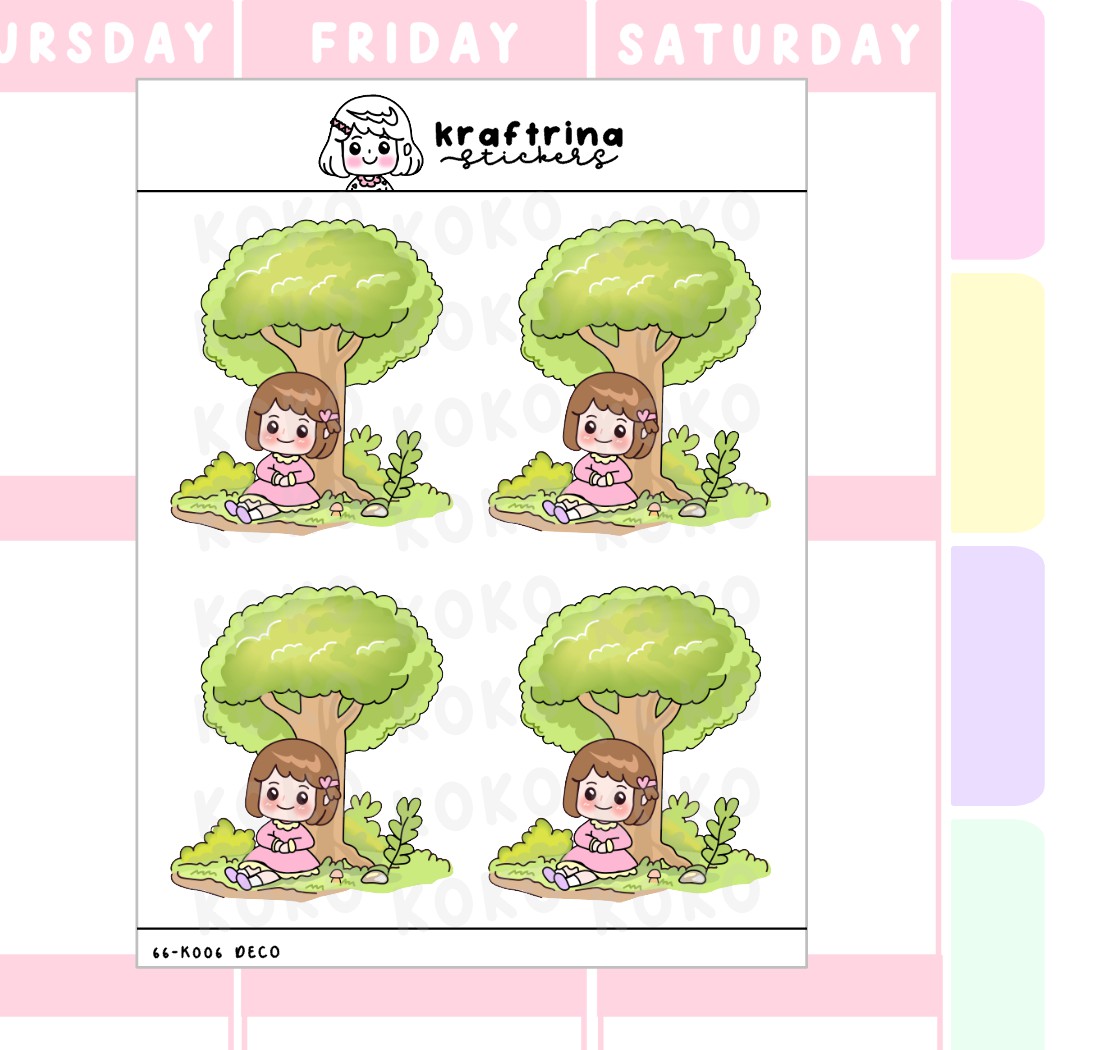 HANG OUT OUTDOORS BIG STICKERS (66-K006 DECO)