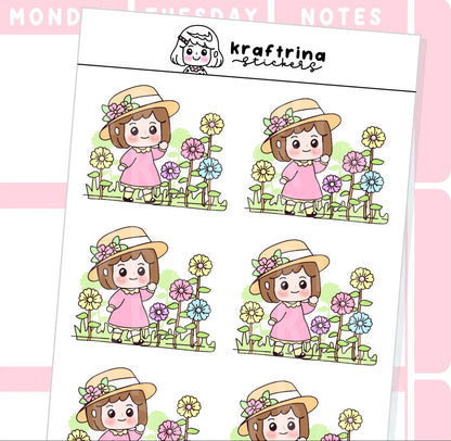 KOKO - FLOWER FIELDS | SPRING - BIG STICKER