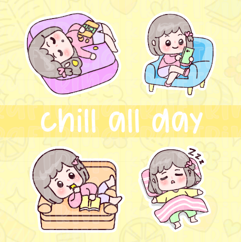 SAMPLER 007 - CHILL ALL DAY CHOOSE CHARACTER