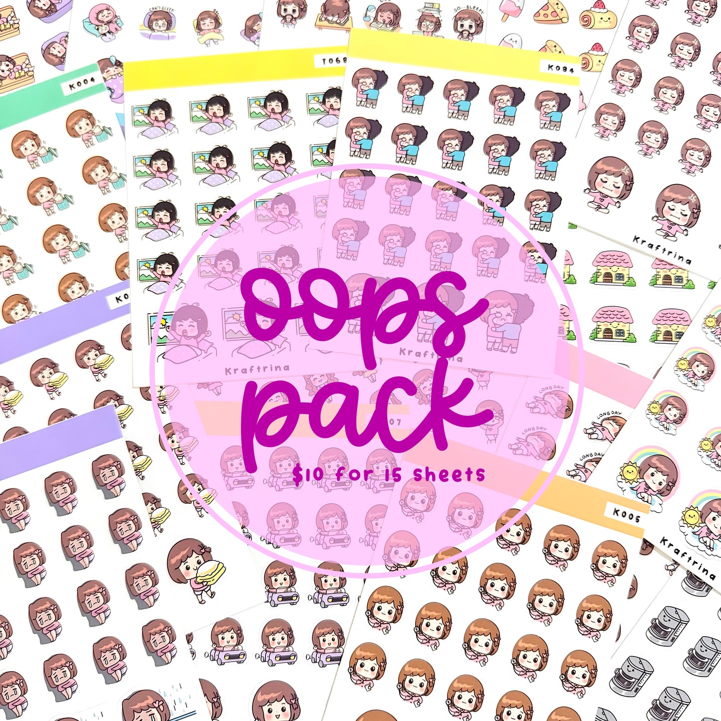 OOPS PACK - 15 SHEETS